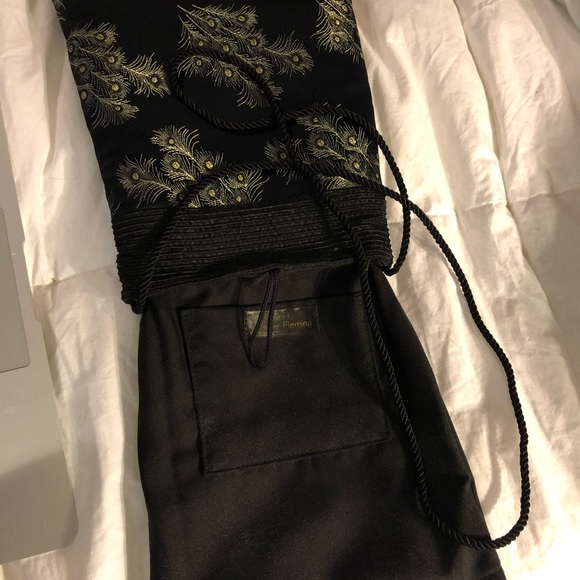 Lovely Black silk handmade purse, gently used. - Picture 3 of 3